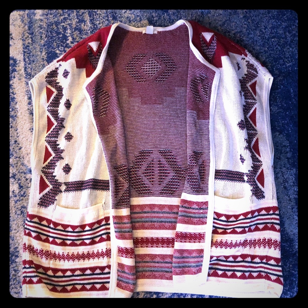 Open tank sweater